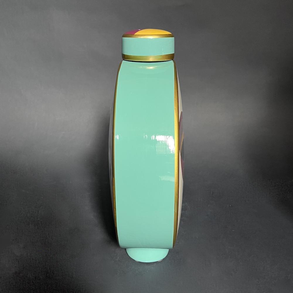 Vaso porcellana Cubista tondo